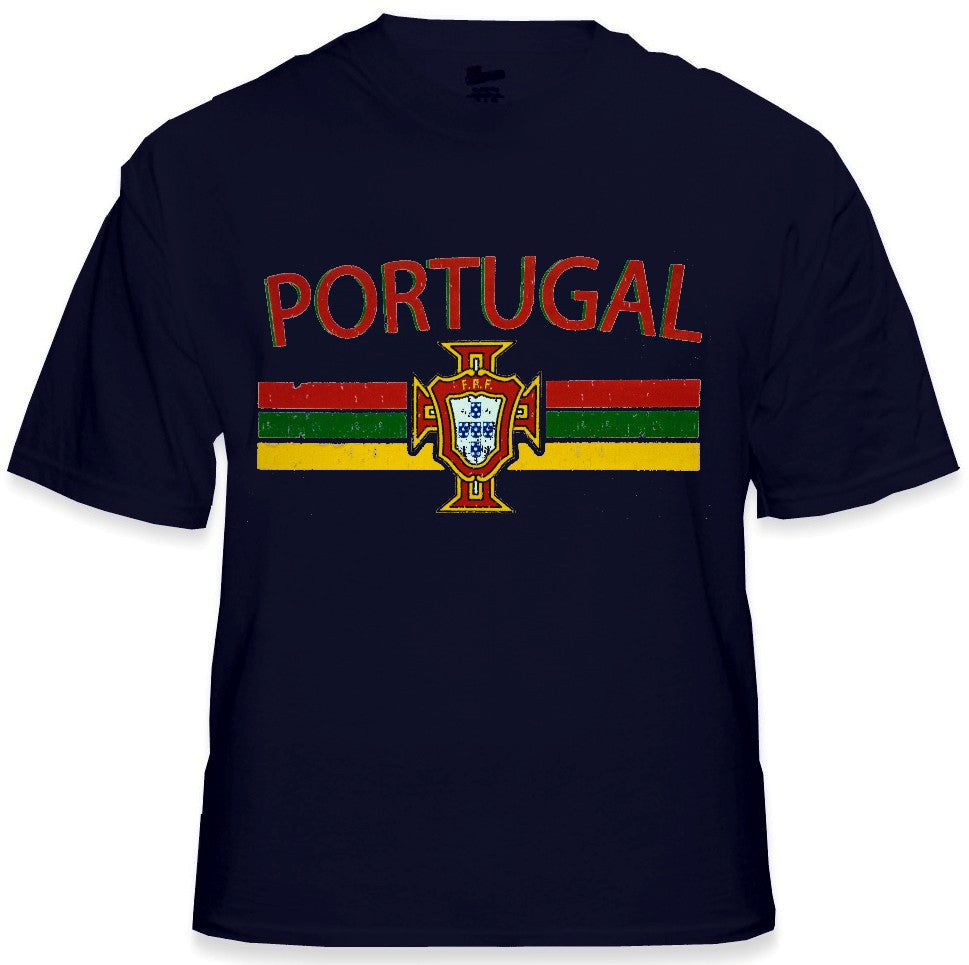 Portugal Vintage Shield International Mens T-Shirt