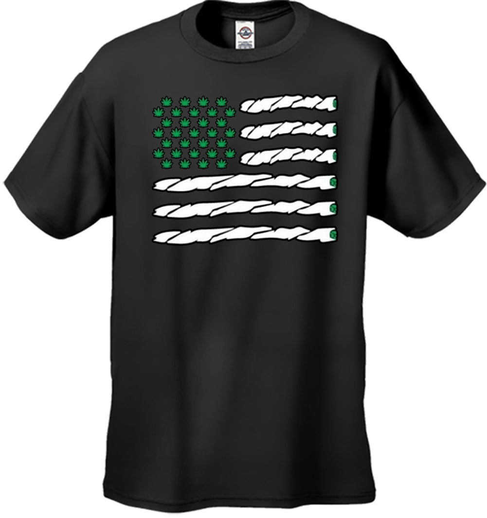 Pot American Flag Men's T-Shirt