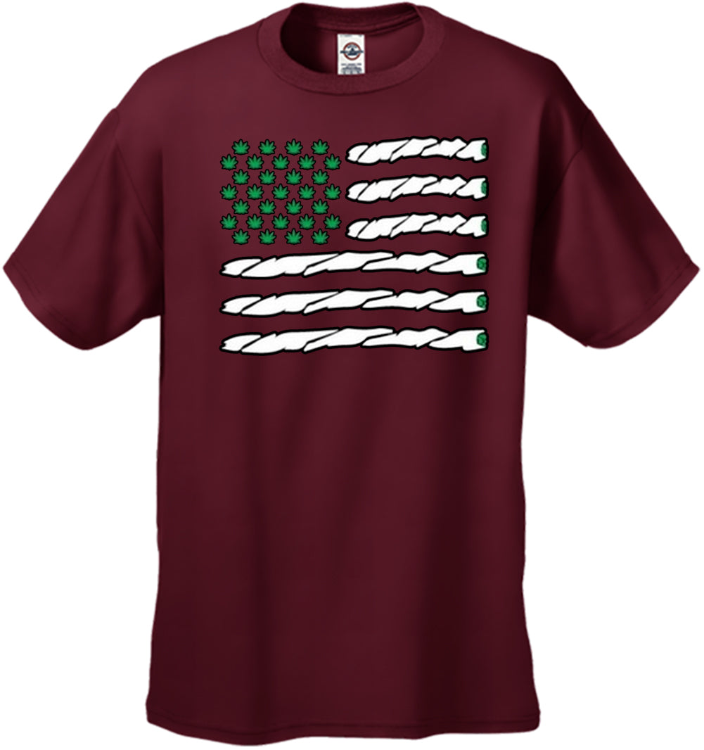Pot American Flag Men's T-Shirt