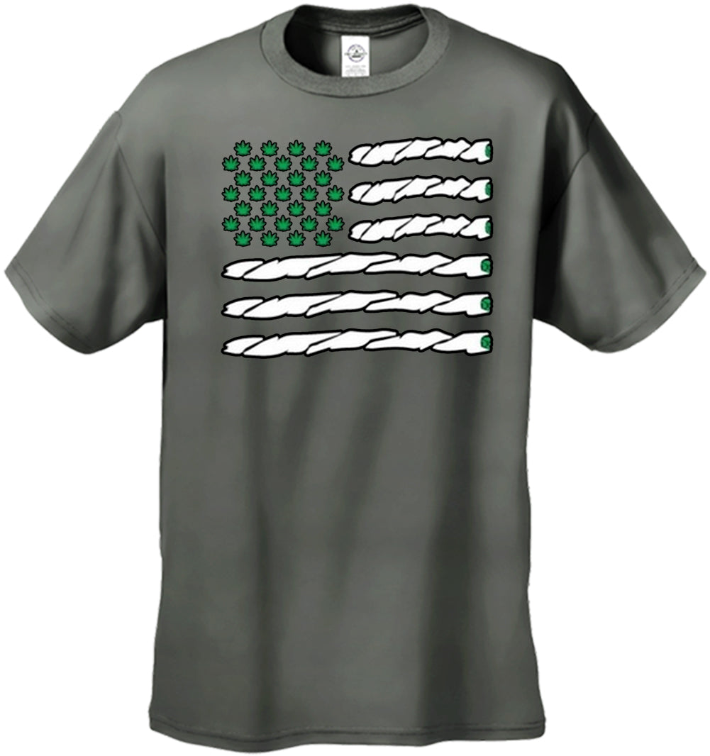 Pot American Flag Men's T-Shirt