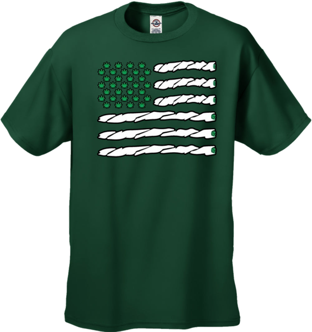 Pot American Flag Men's T-Shirt