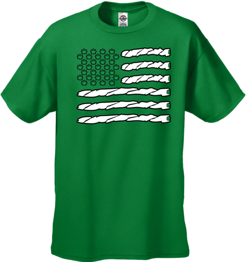 Pot American Flag Men's T-Shirt