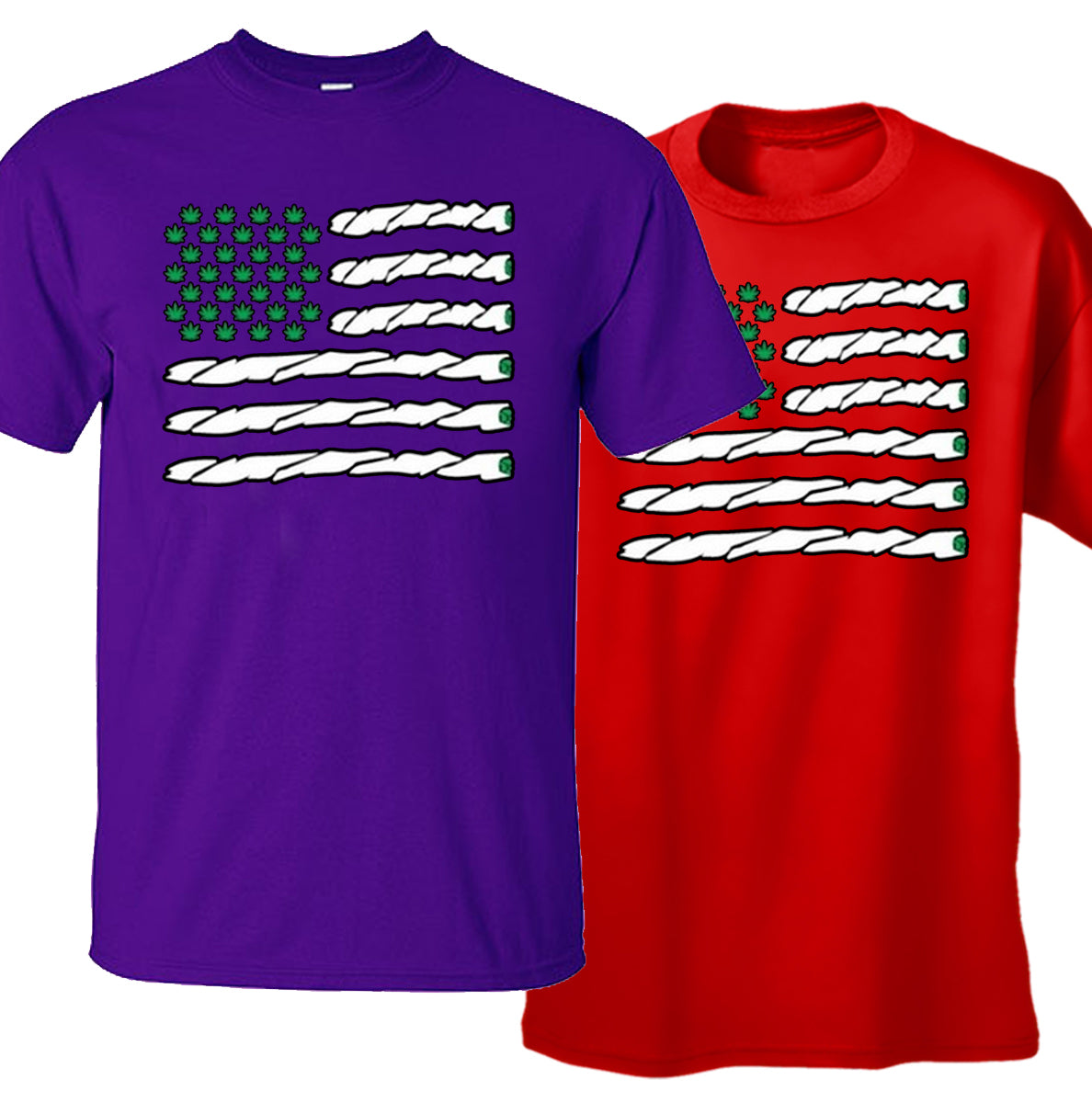 Pot American Flag Men's T-Shirt