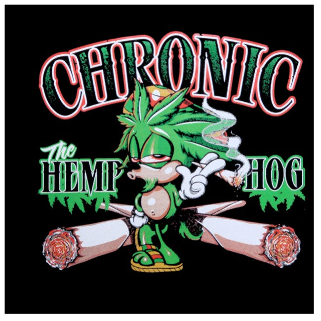 Pot Head Gamer Sweatshirts - Chronic the Hemp Hog Hoodie