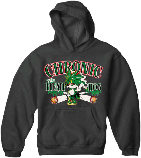 Pot Head Gamer Sweatshirts - Chronic the Hemp Hog Hoodie