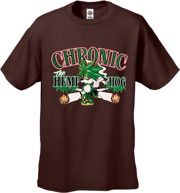 Pot Head Gamer Tees - Chronic the Hemp Hog T-Shirt