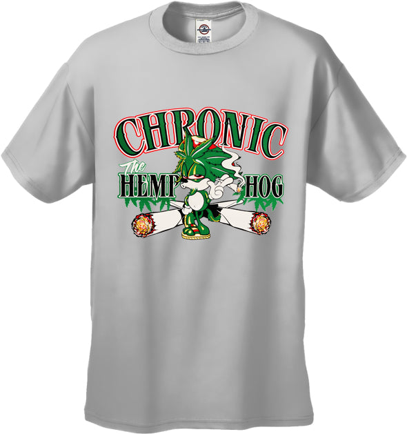 Pot Head Gamer Tees - Chronic the Hemp Hog T-Shirt