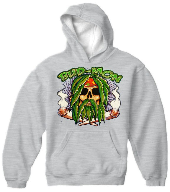 Pot Head & Stoner Sweatshirts - Bud Mon Hoodie