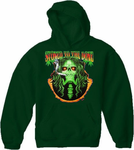 Pot Head & Stoner Sweatshirts - Stoned to the Bone Hoodie