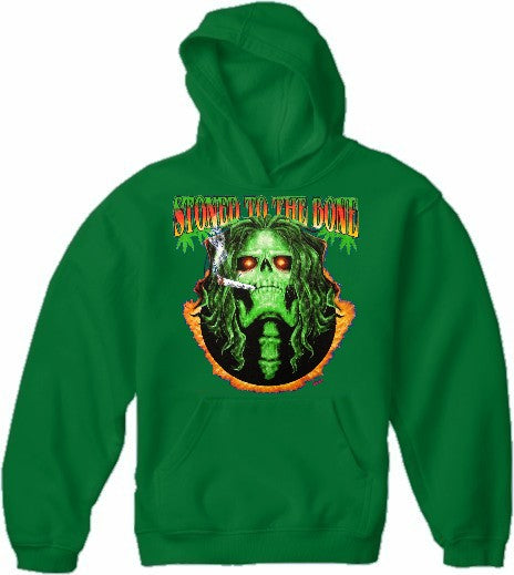Pot Head & Stoner Sweatshirts - Stoned to the Bone Hoodie