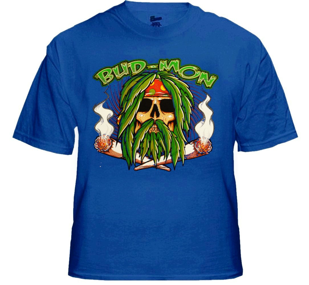 Pot Head & Stoner Tees - Bud Mon T-Shirt