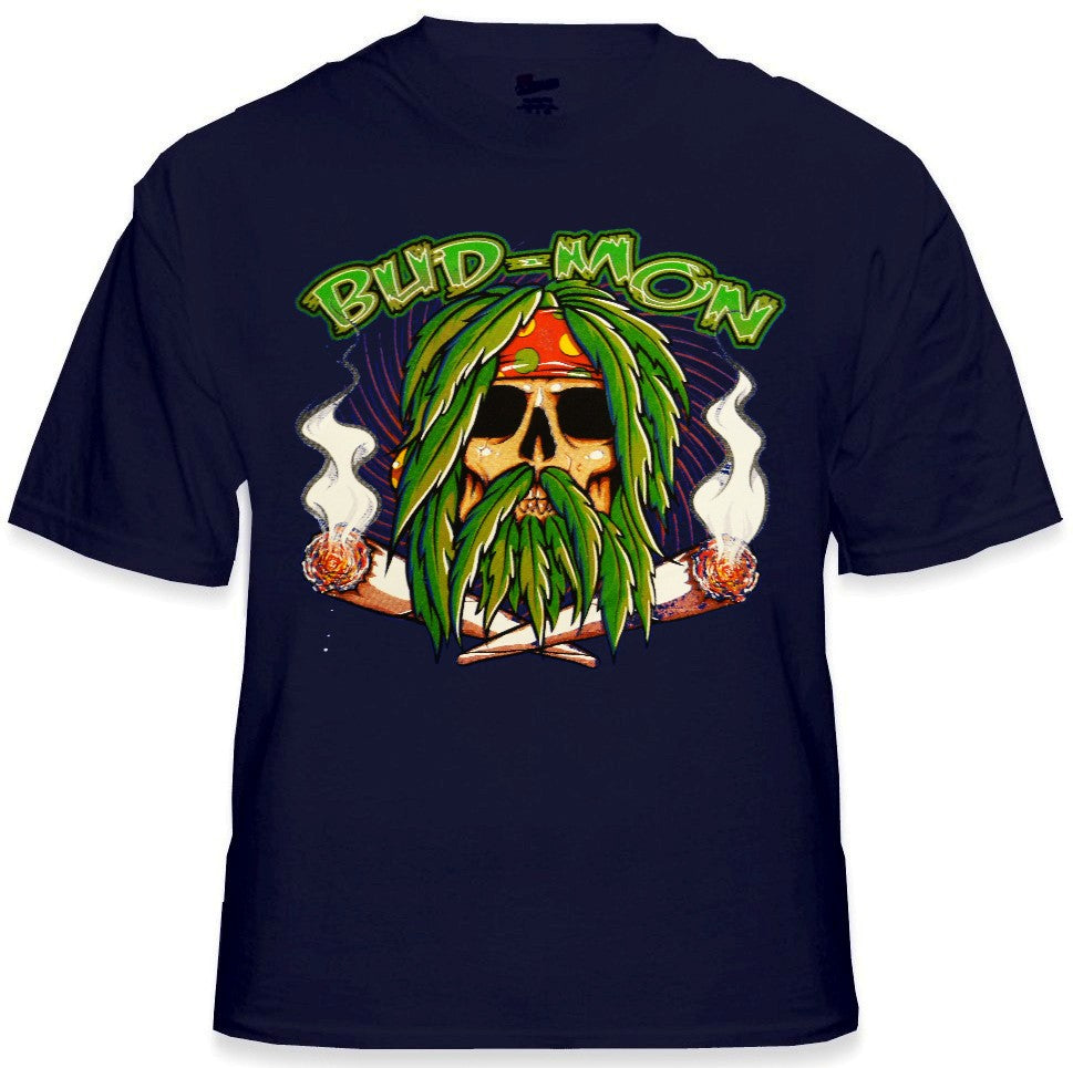 Pot Head & Stoner Tees - Bud Mon T-Shirt