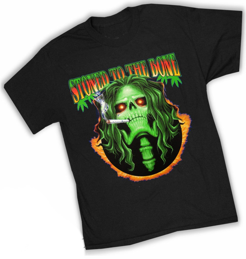 Pot Head & Stoner Tees - Stoned to the Bone T-Shirt