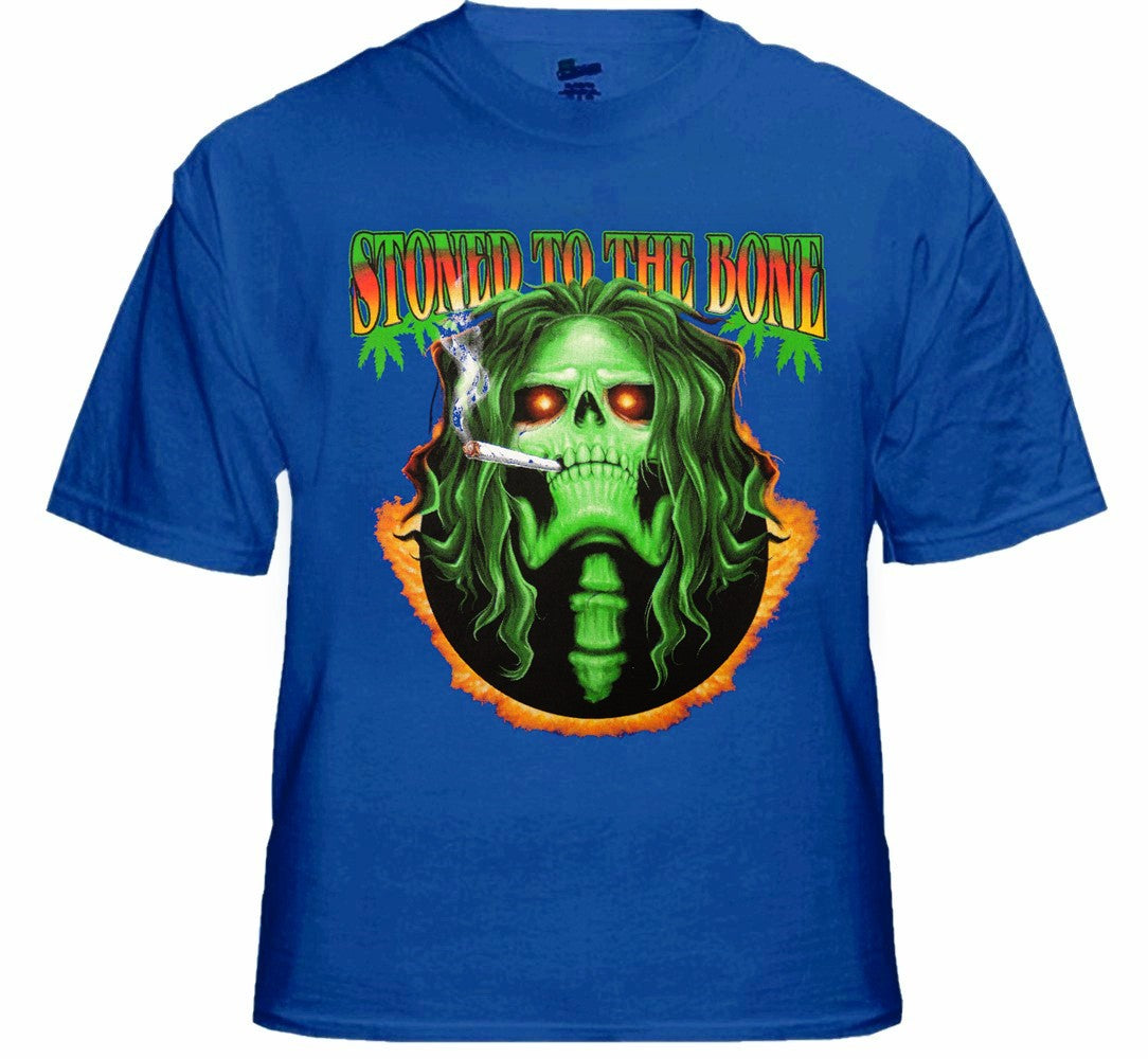 Pot Head & Stoner Tees - Stoned to the Bone T-Shirt
