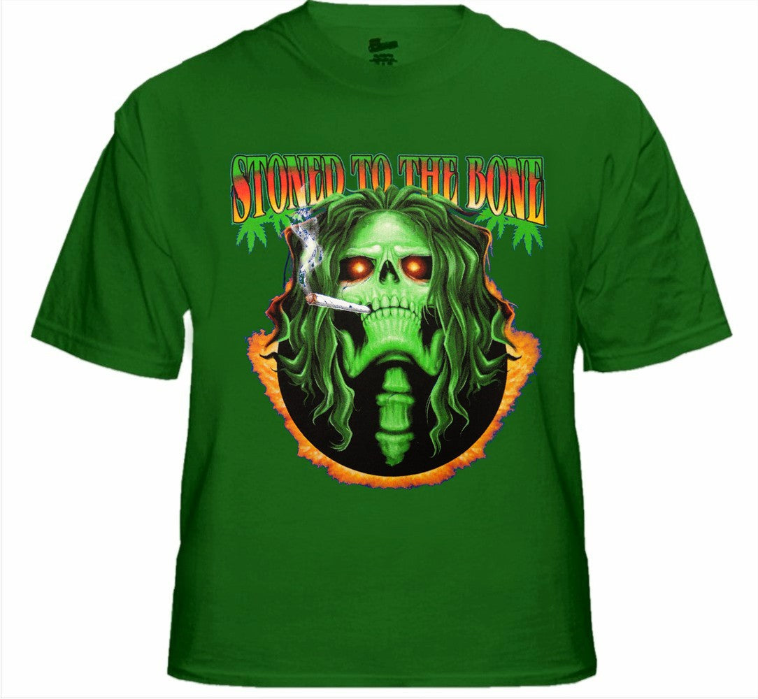 Pot Head & Stoner Tees - Stoned to the Bone T-Shirt