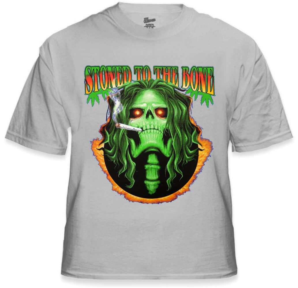 Pot Head & Stoner Tees - Stoned to the Bone T-Shirt