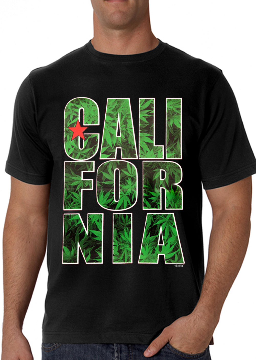 Pot Leaf California Men's T-Shirt