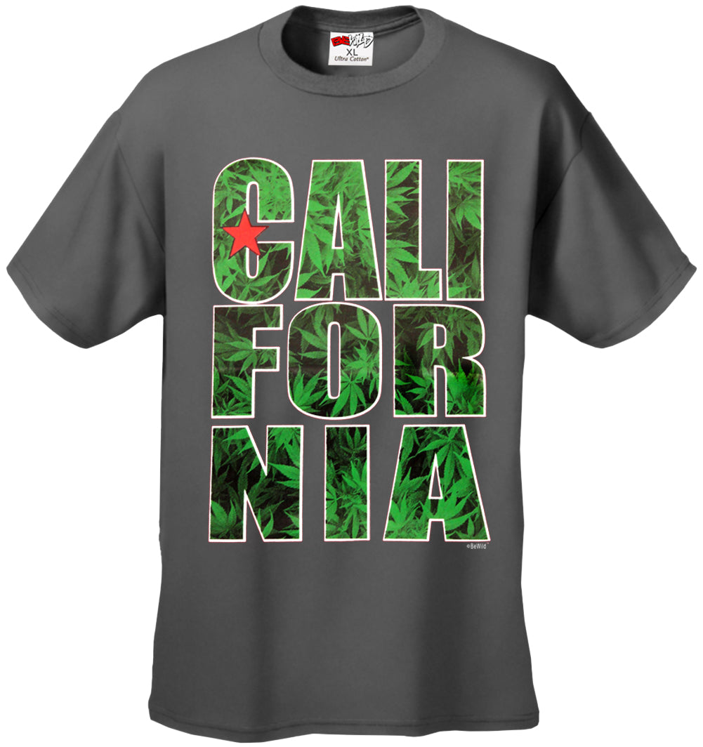 Pot Leaf California Men's T-Shirt