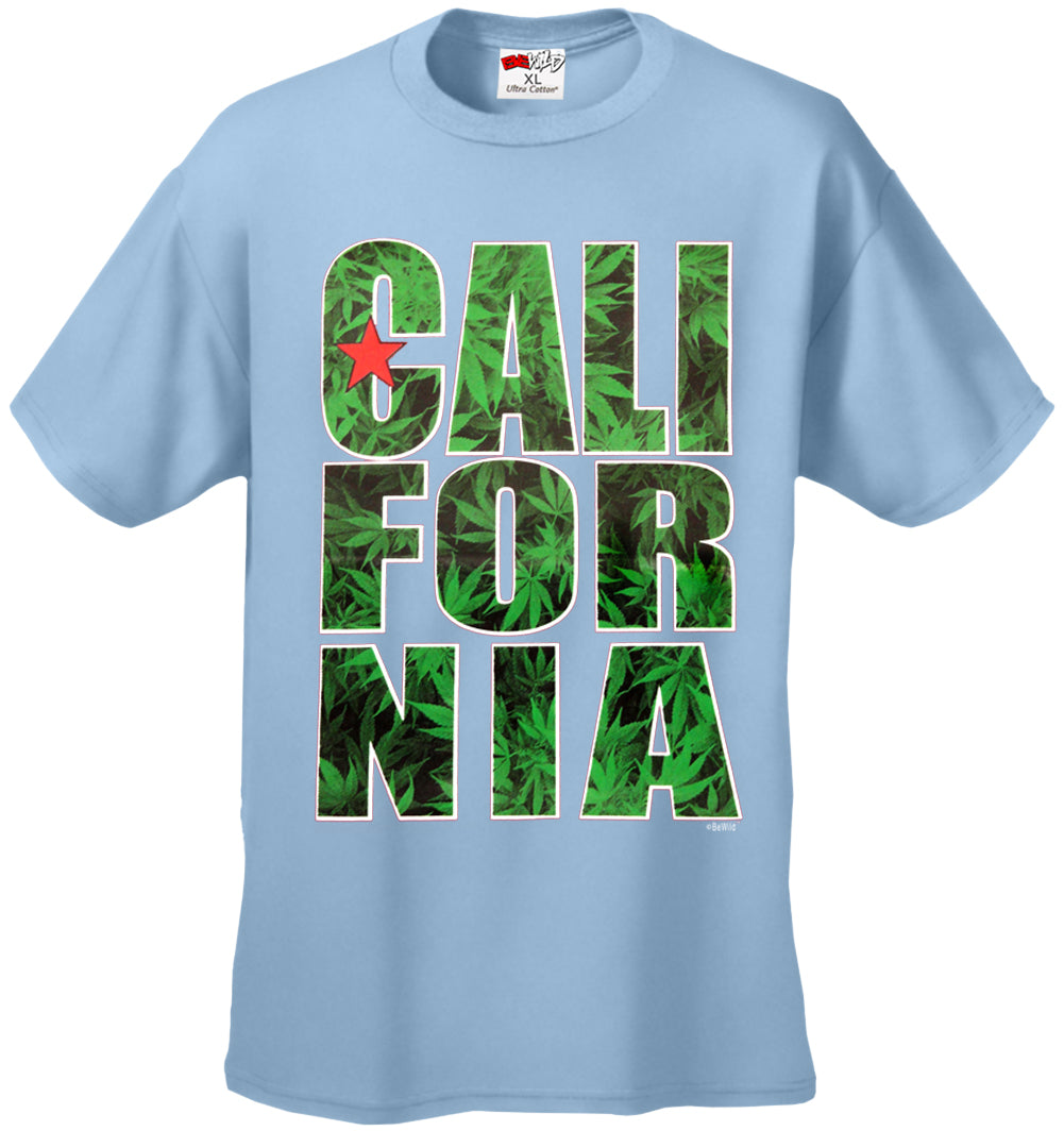 Pot Leaf California Men's T-Shirt