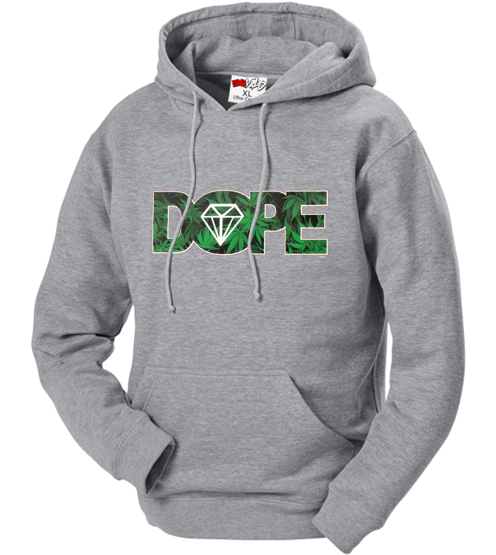 Pot Leaf Dope Diamond Adult Hoodie