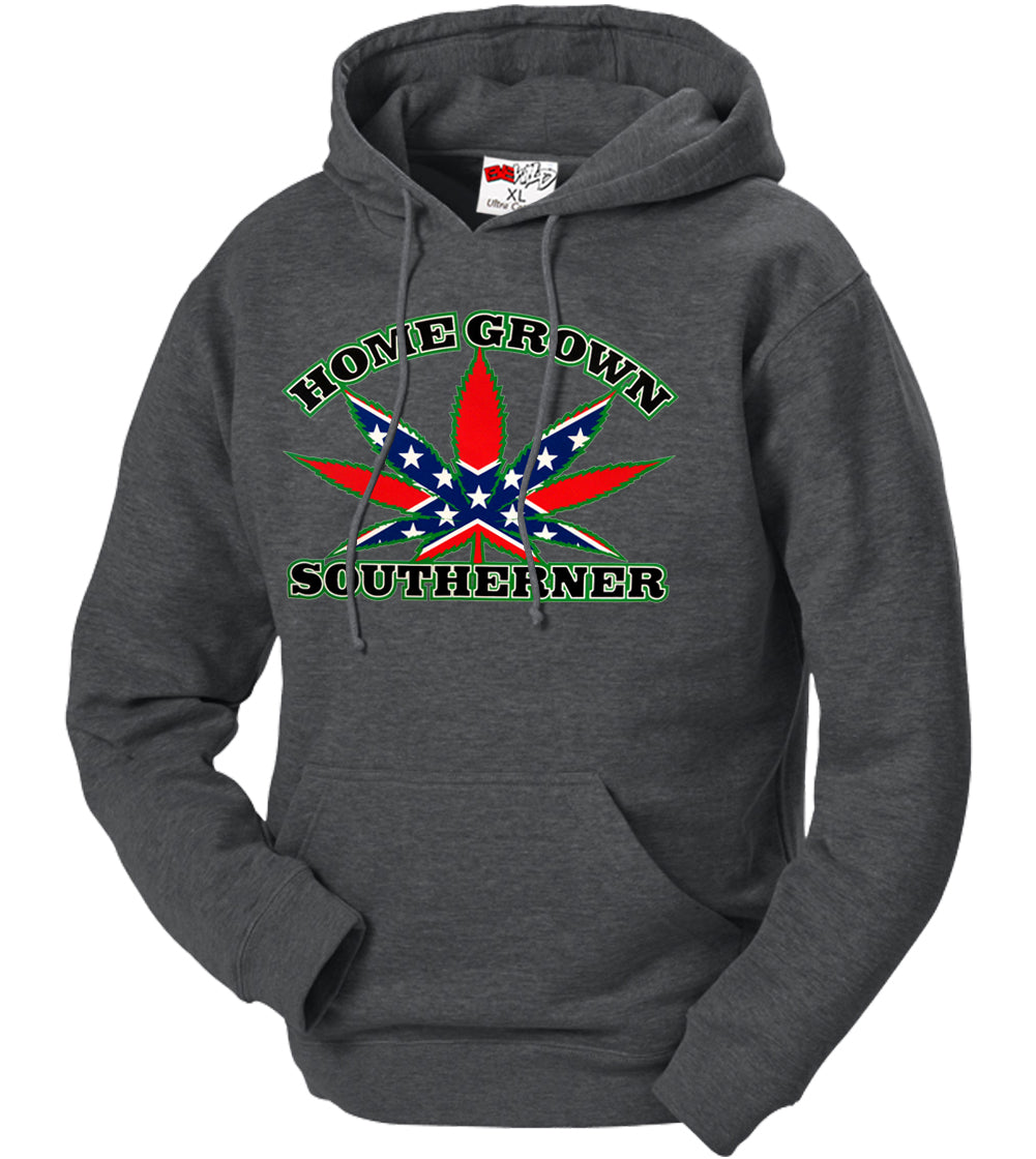 Pot Leaf Home Grown Southerner Adult Hoodie