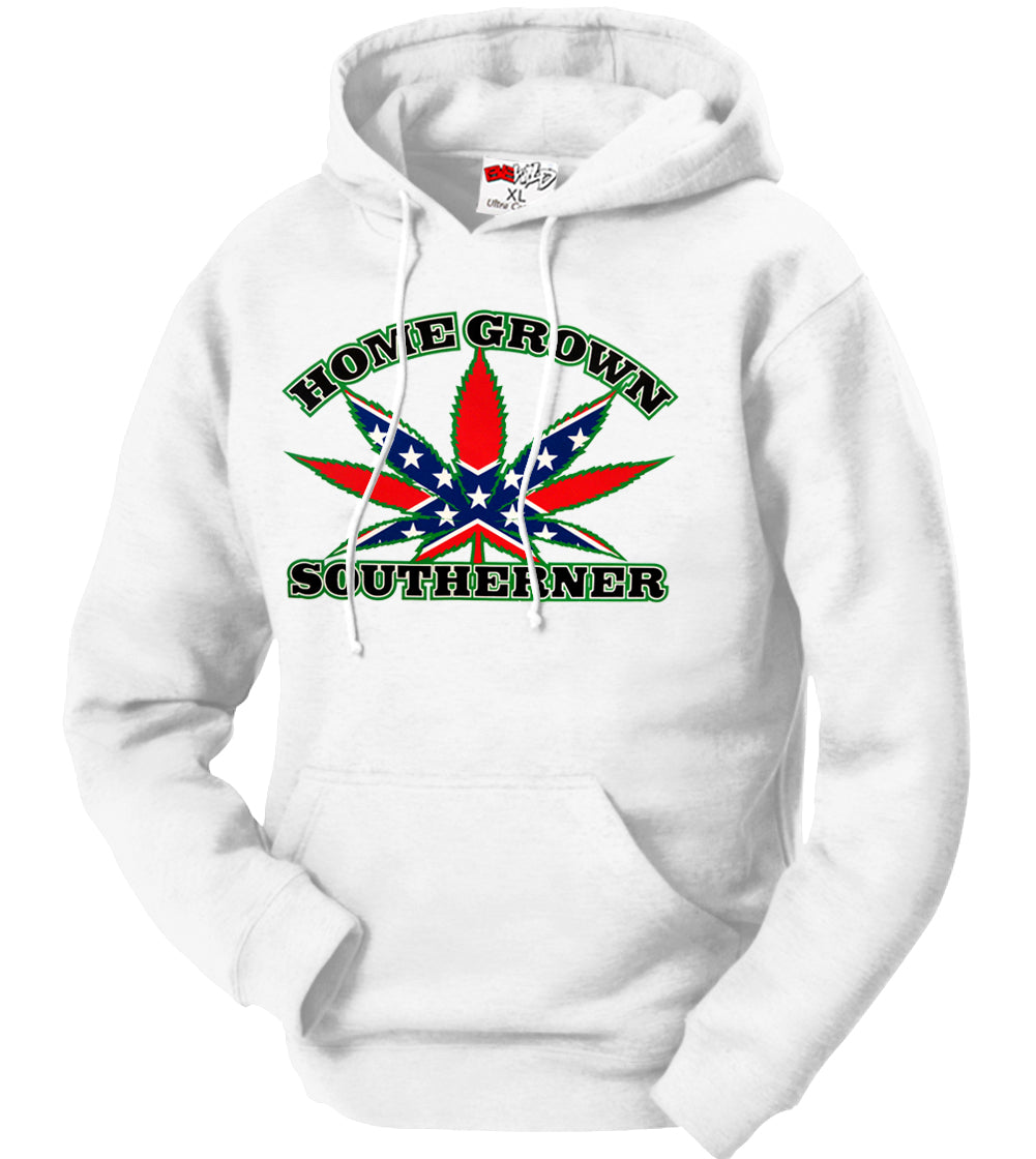 Pot Leaf Home Grown Southerner Adult Hoodie