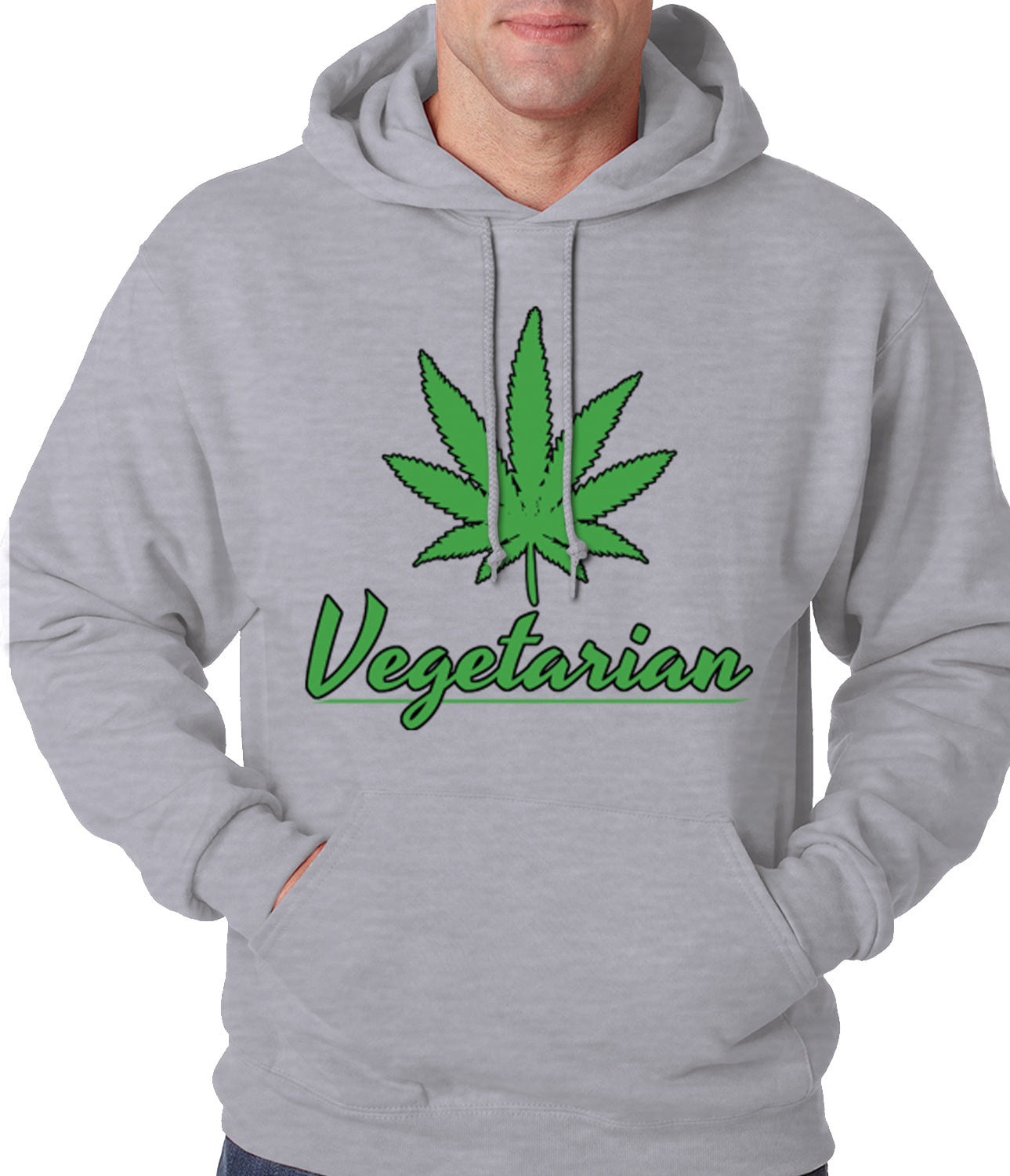 Pot Leaf Vegetarian Hoodie