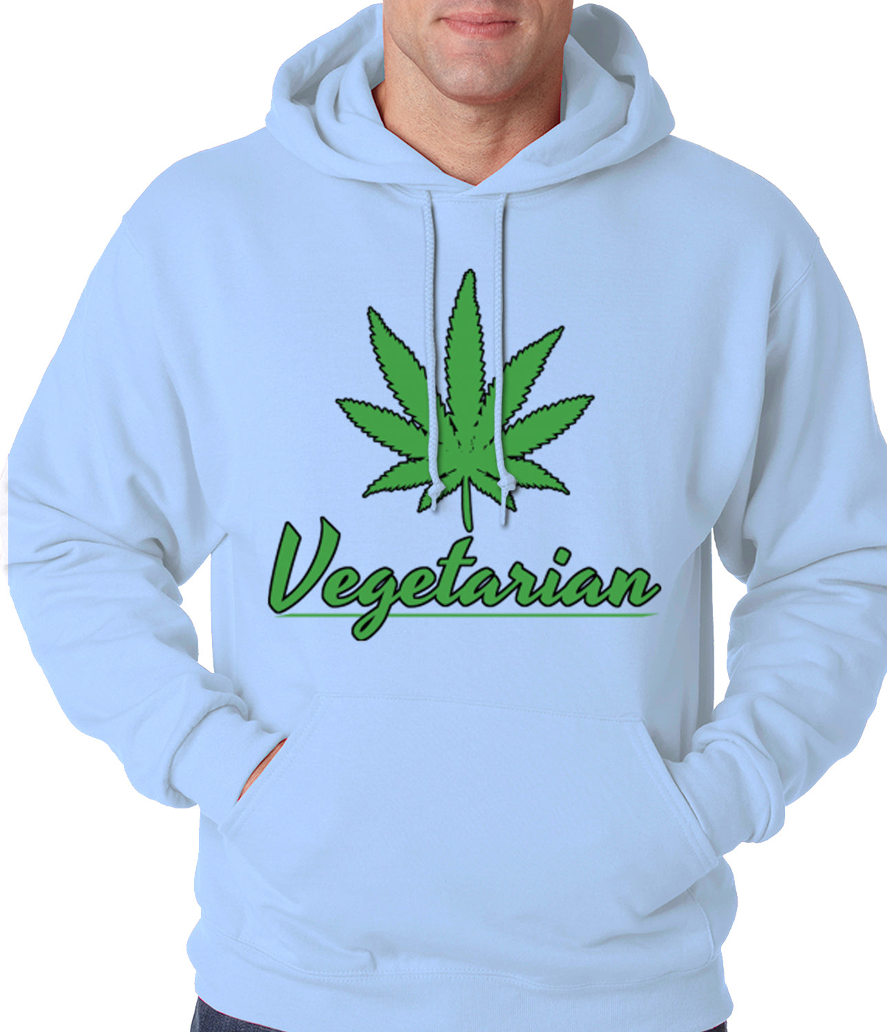 Pot Leaf Vegetarian Hoodie