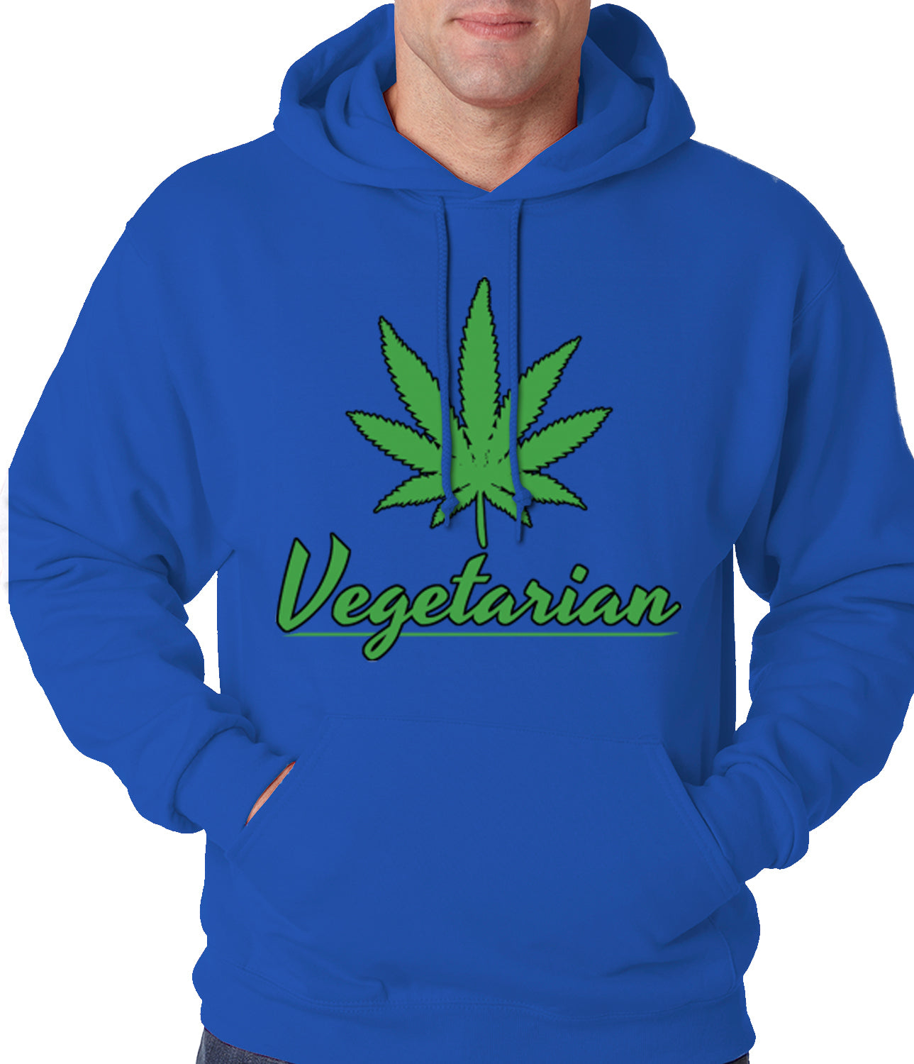Pot Leaf Vegetarian Hoodie