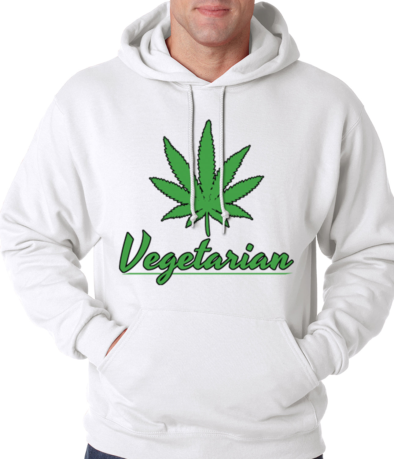 Pot Leaf Vegetarian Hoodie