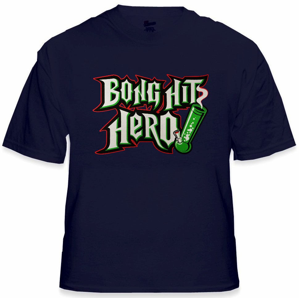 Pothead and Stoner Tees - Bong Hit Hero T-Shirt