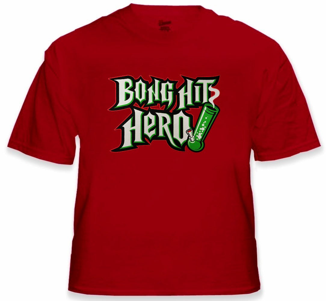 Pothead and Stoner Tees - Bong Hit Hero T-Shirt
