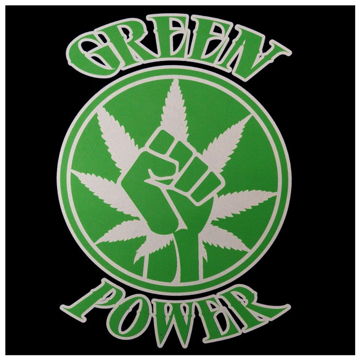 Pothead & Stoner Sweatshirts - Green Power Hoodie