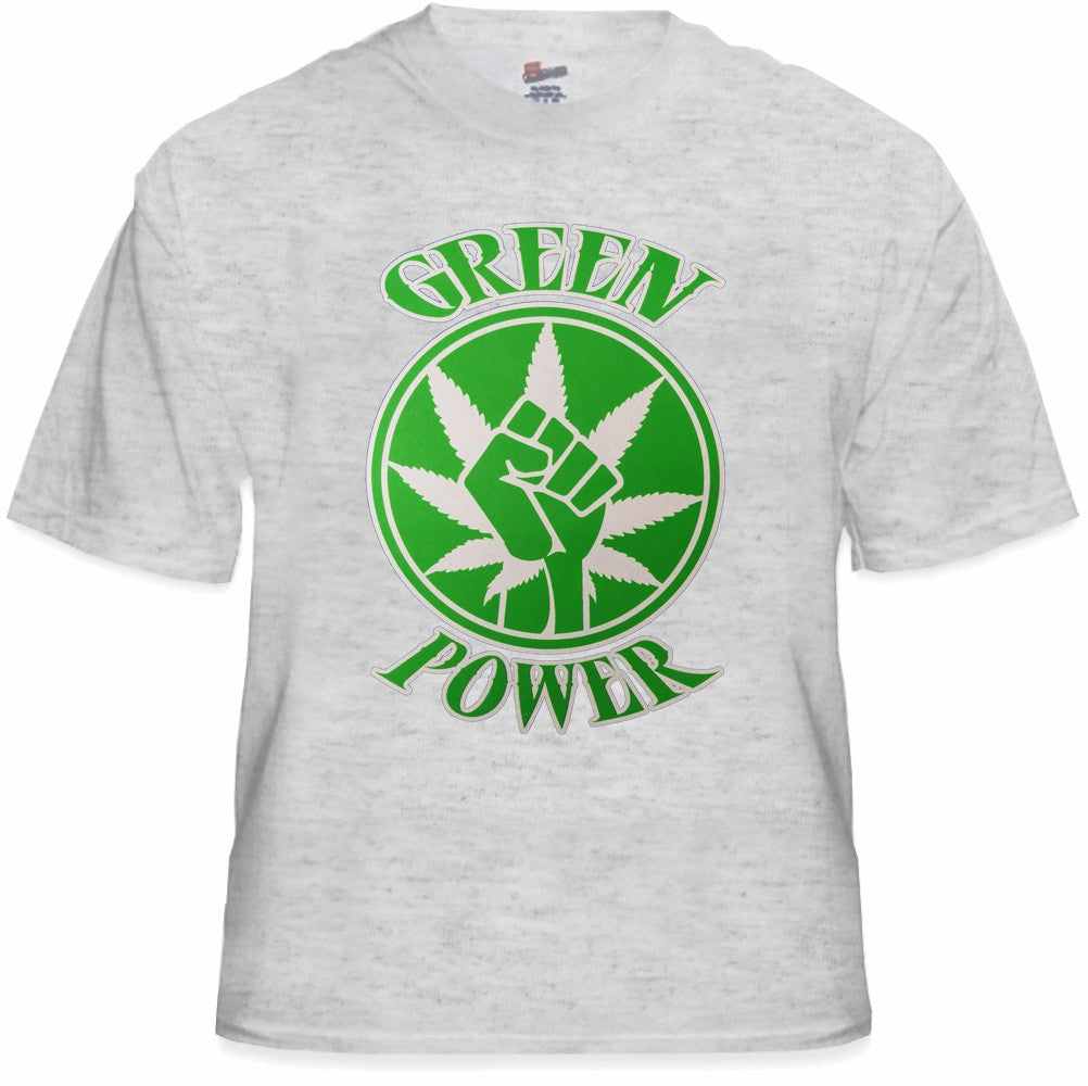 Pothead & Stoner Tees - Green Power T-Shirt