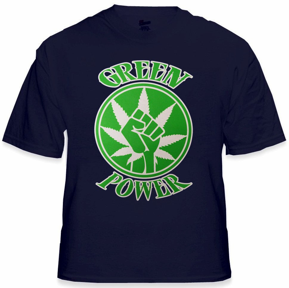 Pothead & Stoner Tees - Green Power T-Shirt