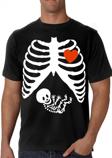 Pregnant Skeleton Men's T-Shirt
