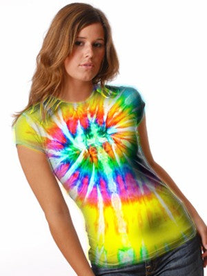 Premium Hand Made Tie Dye T-Shirts - Citrus Tie Dye T-Shirt
