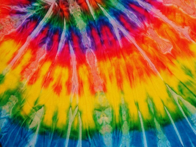 Premium Hand Made Tie Dye T-Shirts - Citrus Tie Dye T-Shirt