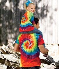 Premium Hand Made Tie Dye T-Shirts - Rainbow Swirl