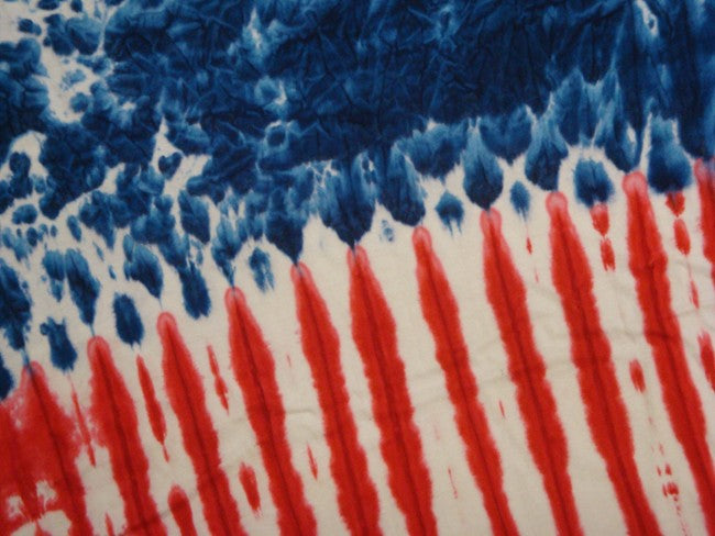 Premium Hand Made Tie Dye T-Shirts - U.S.A. Flag Tie Dye T-Shirt