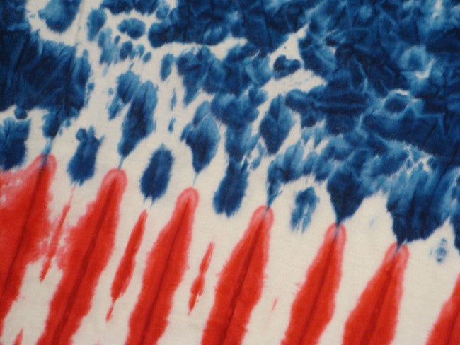 Premium Hand Made Tie Dye T-Shirts - U.S.A. Flag Tie Dye T-Shirt