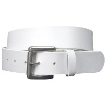 White Leather Belt