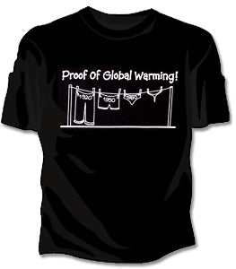 Proof Of Global Warming Girls T-Shirt