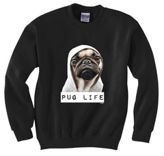 Pug Life Crew Neck Sweatshirt