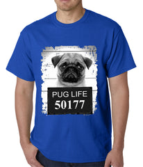 Mug Shot Pug Life Funny Mens T-shirt