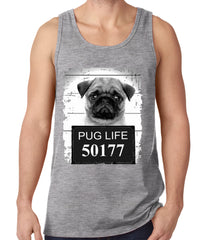 Mug Shot Pug Life Funny Tank Top