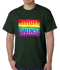 Rainbow Love Wins Gay Marriage Equality Mens T-shirt