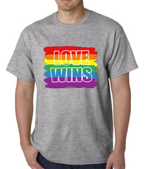 Rainbow Love Wins Gay Marriage Equality Mens T-shirt