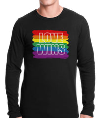 Rainbow Love Wins Gay Marriage Equality Thermal Shirt