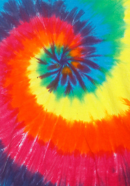Rainbow Spiral Tie Dye Toddler T-shirt - Main Image